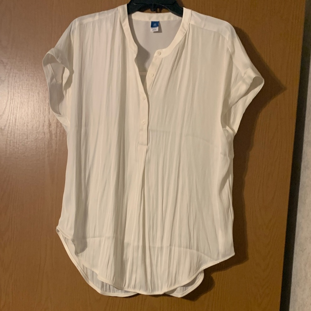 Old Navy Cream Button-Down Shirt